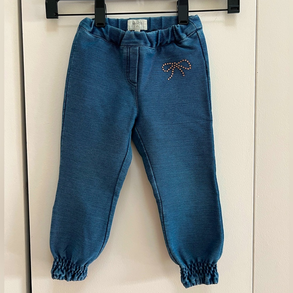 Nanos Girls Jeans Denim Pants in Blue
